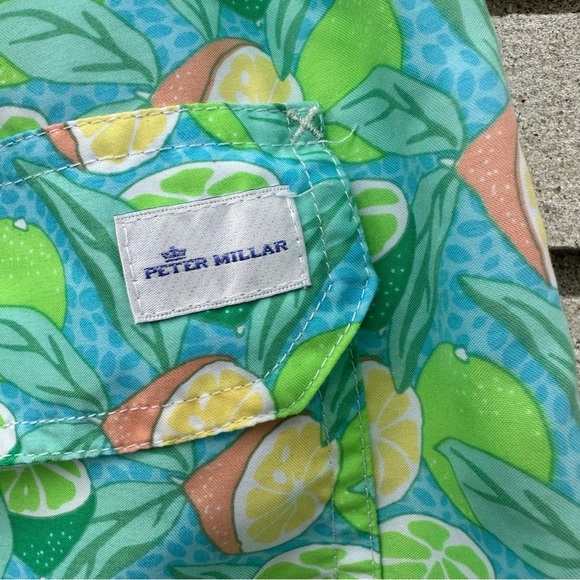 Peter Millar Men's Sour Lemons Swim Trunk Drawstring Pockets Mesh Liner - Picture 9 of 13